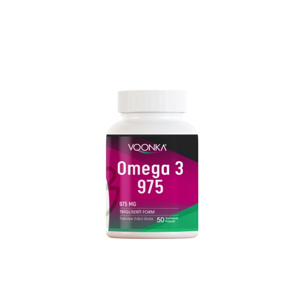 Voonka Omega 3 975 Takviye Edici Gıda 50 Yumuşak Kapsül