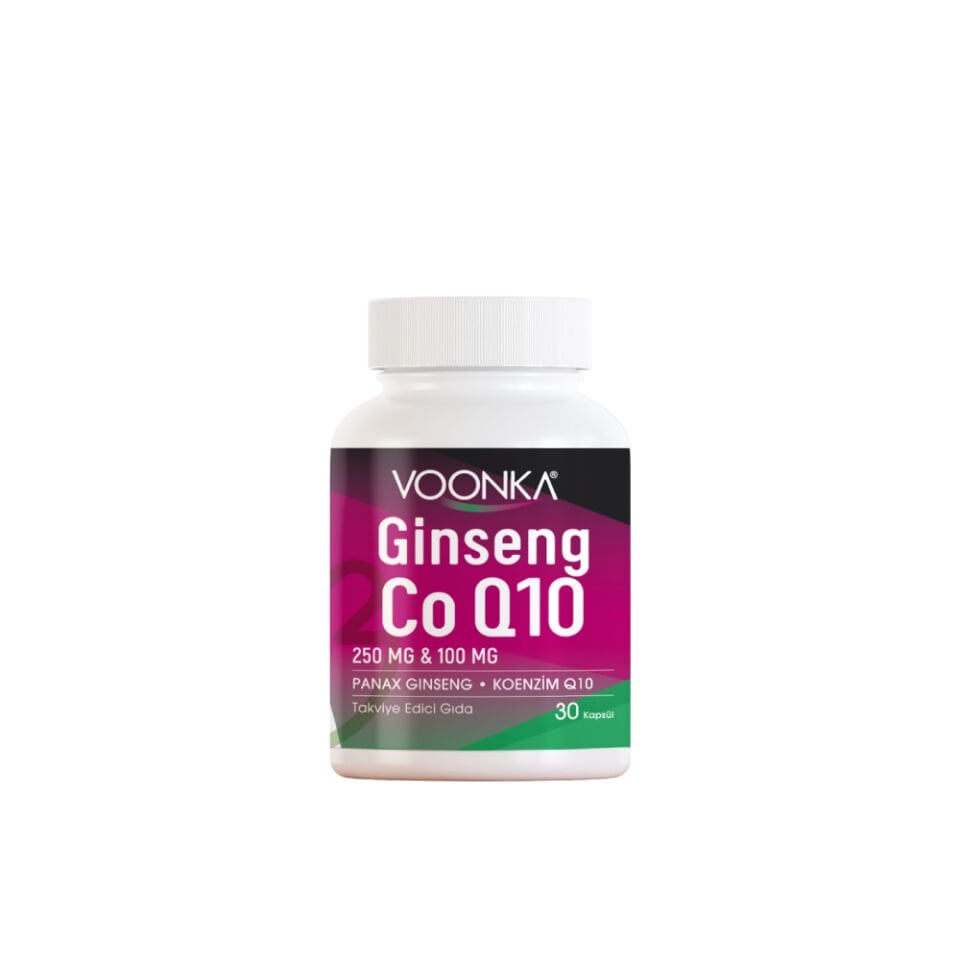 Voonka Ginseng Coenzyme Q10 30 Kapsül