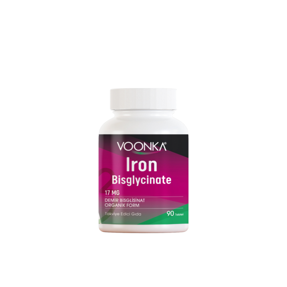 Voonka Iron Bisglycinate Demir 90 Kapsül