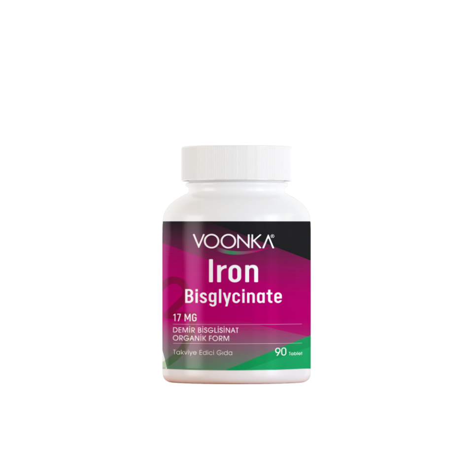Voonka Iron Bisglycinate Demir 90 Kapsül