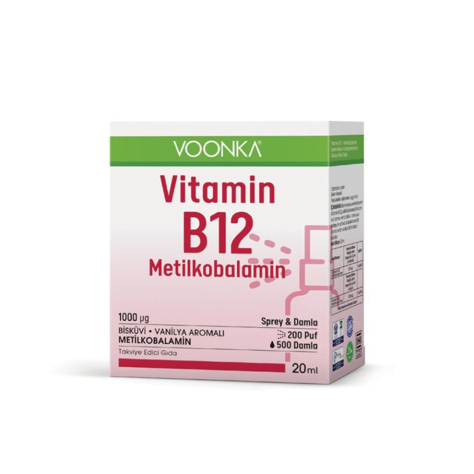 Voonka Vi̇tami̇n B12 Meti̇lkobalami̇n 20 ml