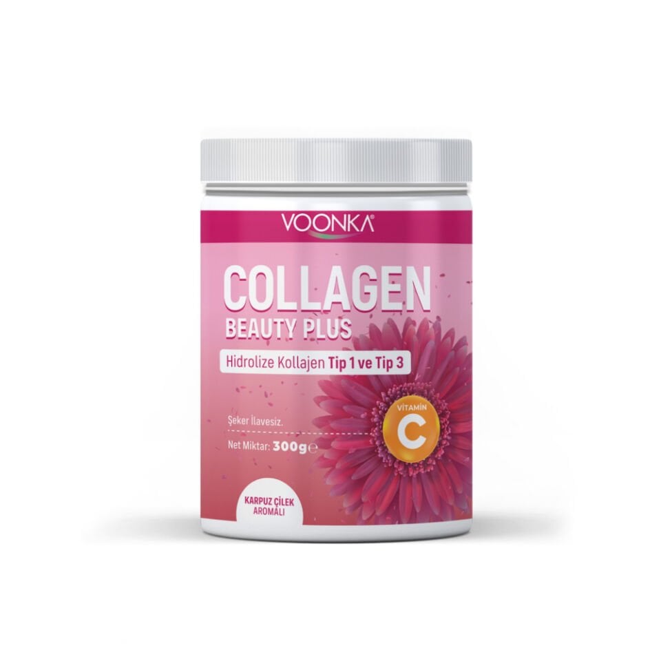 Voonka Collagen Beauty Plus Karpuz Çilek Aromalı Takviye Edici Gıda 300gr