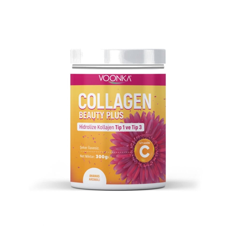 Voonka Collagen Beauty Plus Ananas Aromalı Takviye Edici Gıda 300 gr