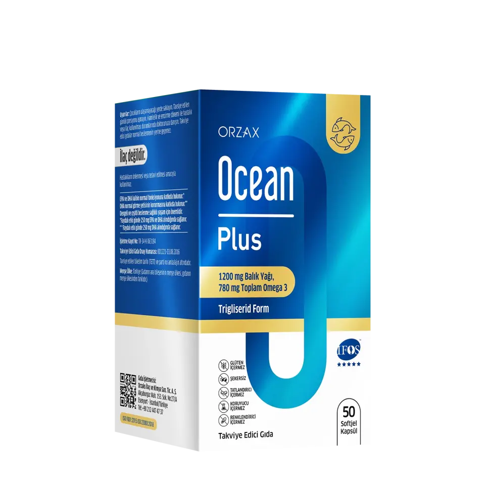 Ocean Plus 1200 mg 50+50 Softjel Kapsül - 1 Alana 1 Hediye