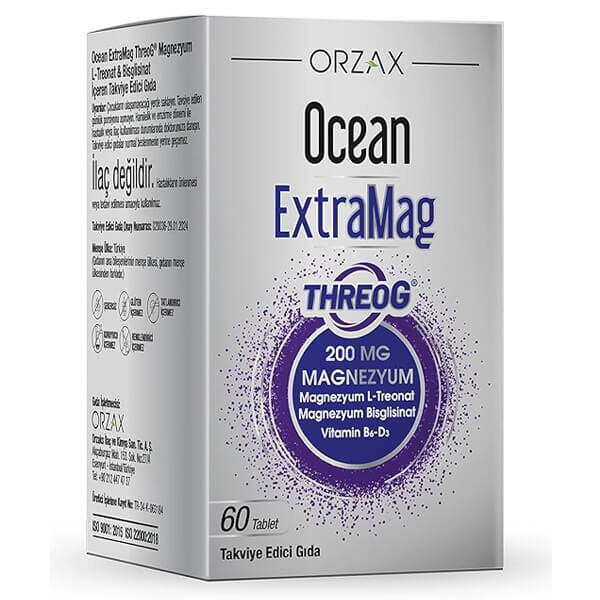 Orzax Ocean ExtraMag Üçlü Kombinasyon 30 Tablet
