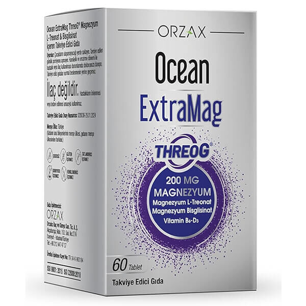 Orzax Ocean ExtraMag Üçlü Kombinasyon 30 Tablet