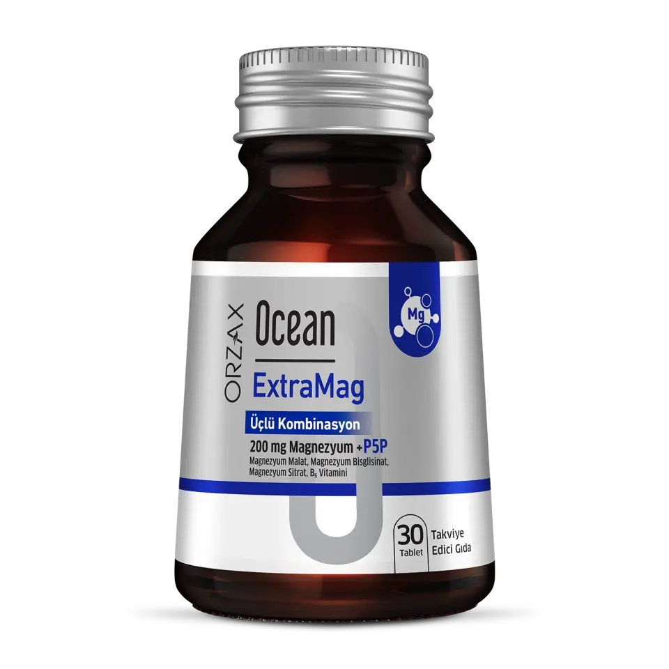 Orzax Ocean ExtraMag Üçlü Kombinasyon 30 Tablet