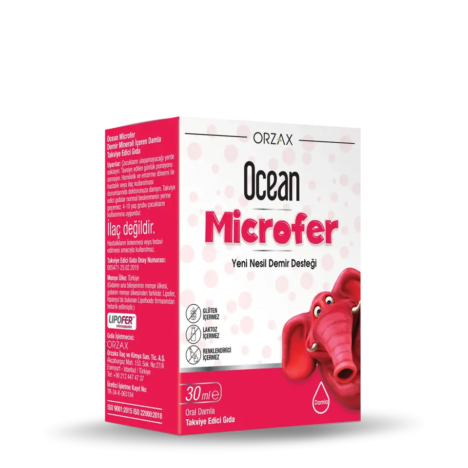 Orzax Ocean Microfer Takviye Edici Gıda 30 ml - Damla
