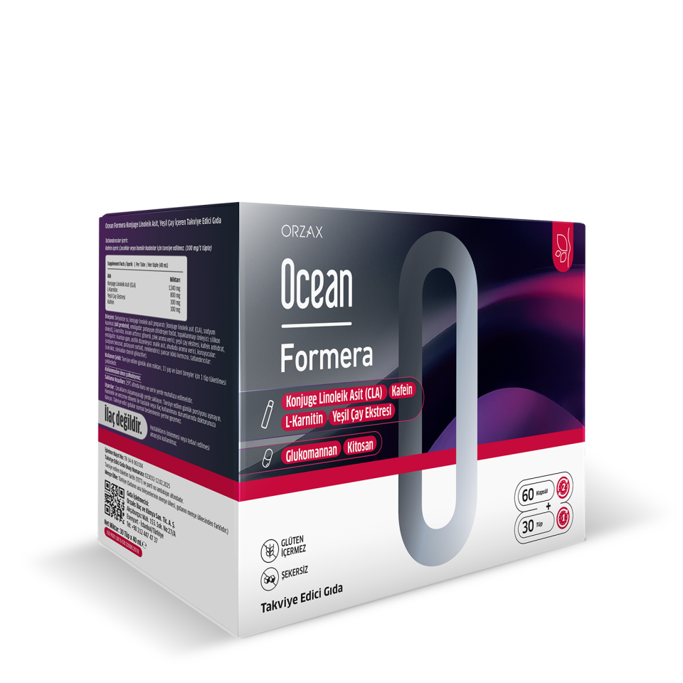 Ocean Formera L Karnitin 30 Tüp + Glukomannan 60 Kapsül