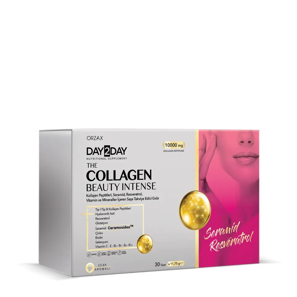 Day2Day The Collagen Beauty Intense 30 Saşe x 12 gr (Çilek Aromalı)