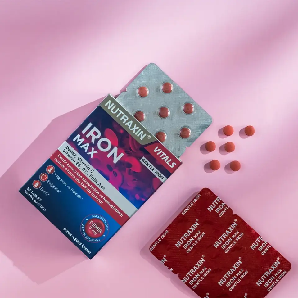 Nutraxin Iron Max Takviye Edici Gıda 90 Tablet - 3 al 2 Öde