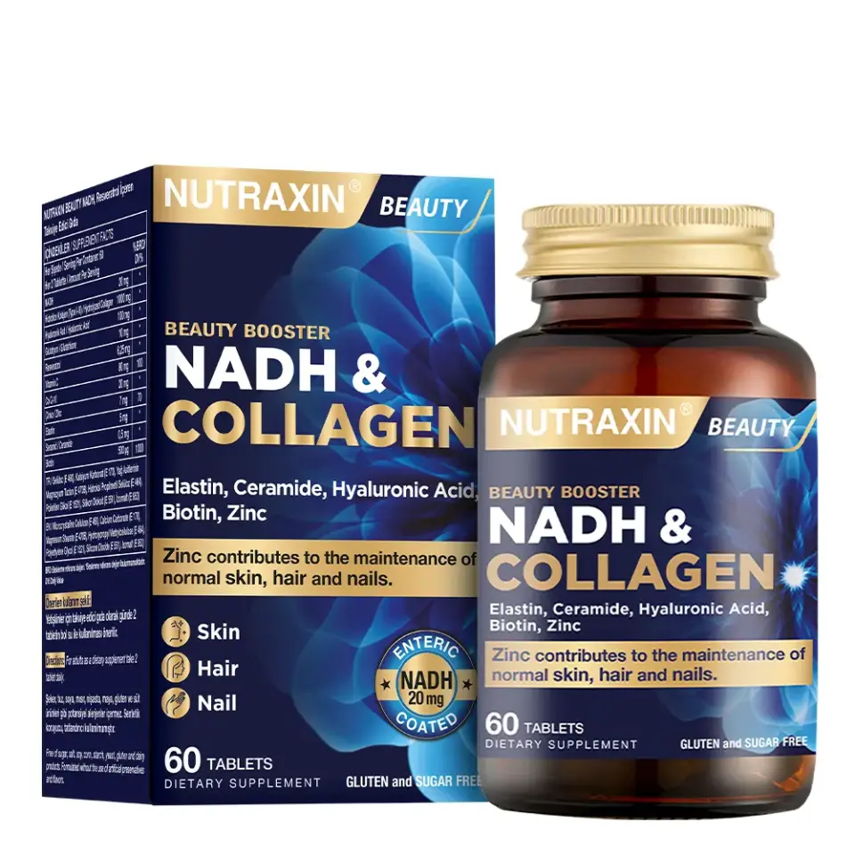 Nutraxin Nadh Collagen Collagen Takviye Edici Gıda 60 Tablet