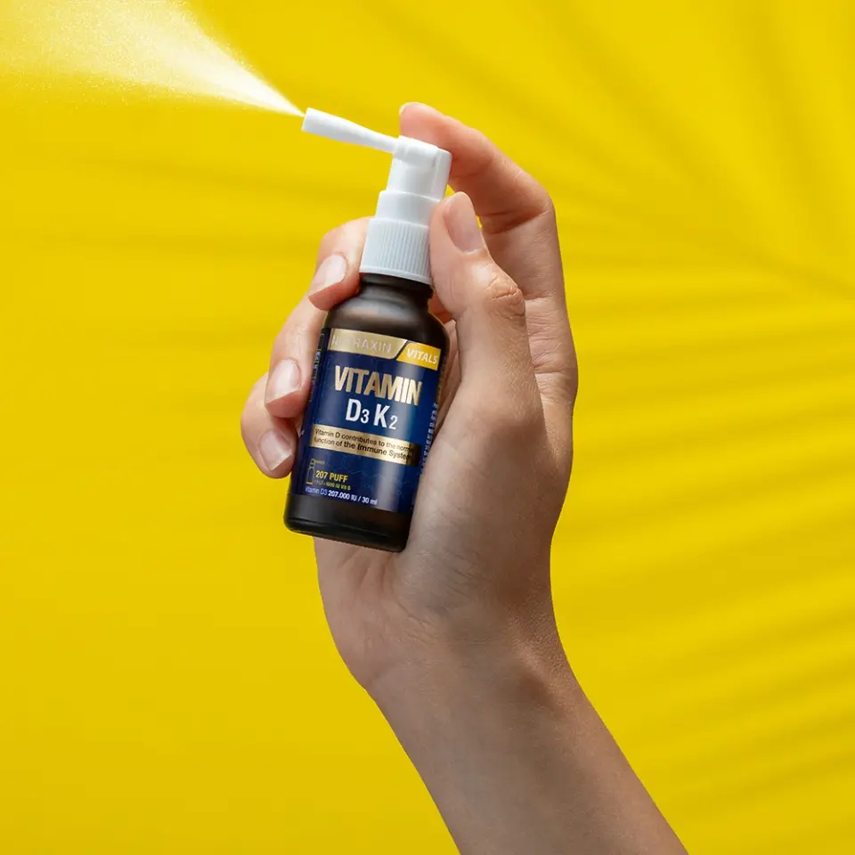 Nutraxin Vitamin D3K2 Takviye Edici Gıda 30 ml