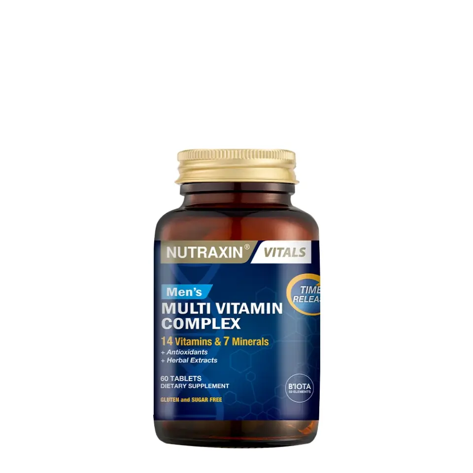 Nutraxin Mens Multi Vitamin Complex 60 Tablets