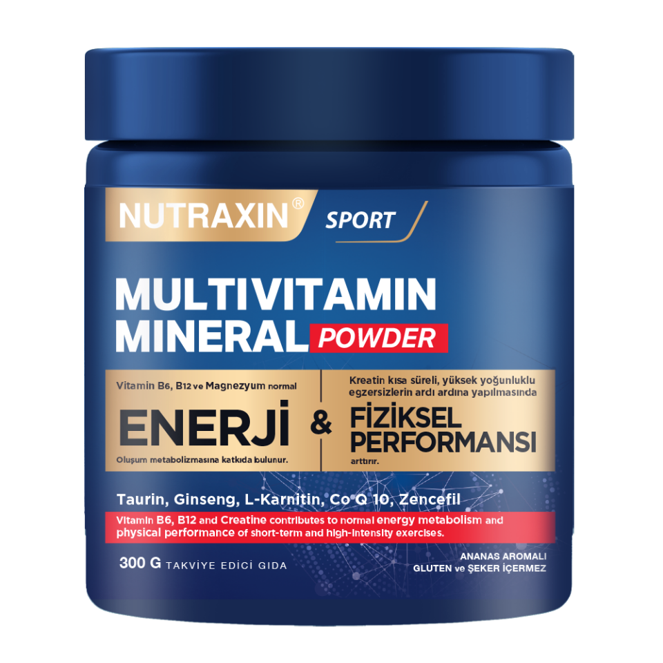Nutraxin Multivitamin Mineral Powder 300 Gr