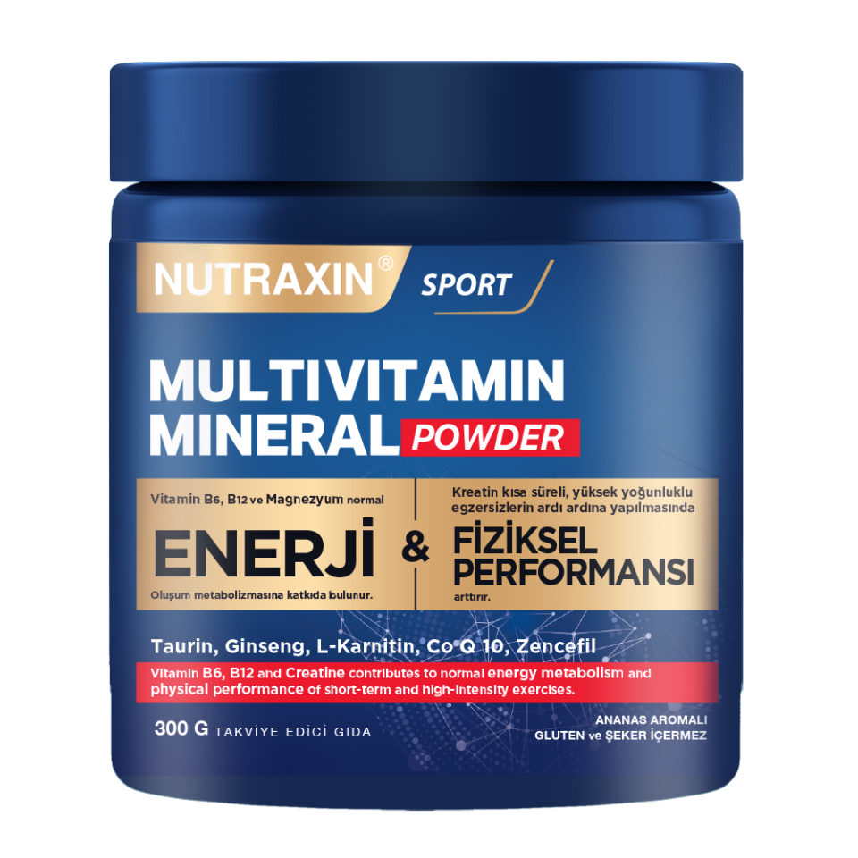 Nutraxin Multivitamin Mineral Powder 300 Gr