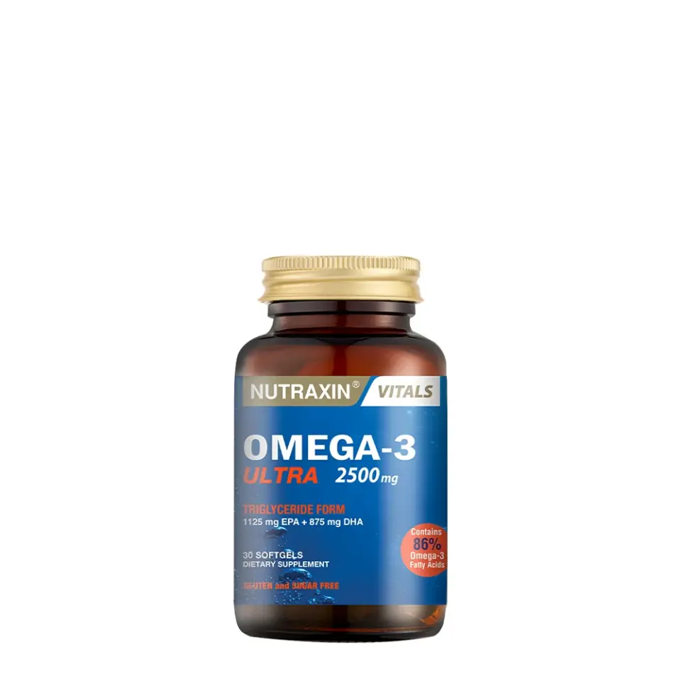 Nutraxin Omega-3 Ultra 2500 mg 30 Yumuşak Kapsül
