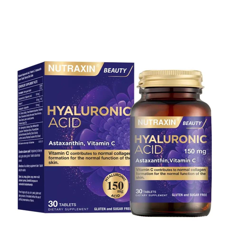 Nutraxin Hyaluronik Asit Takviye Edici Gıda 30 Tablet