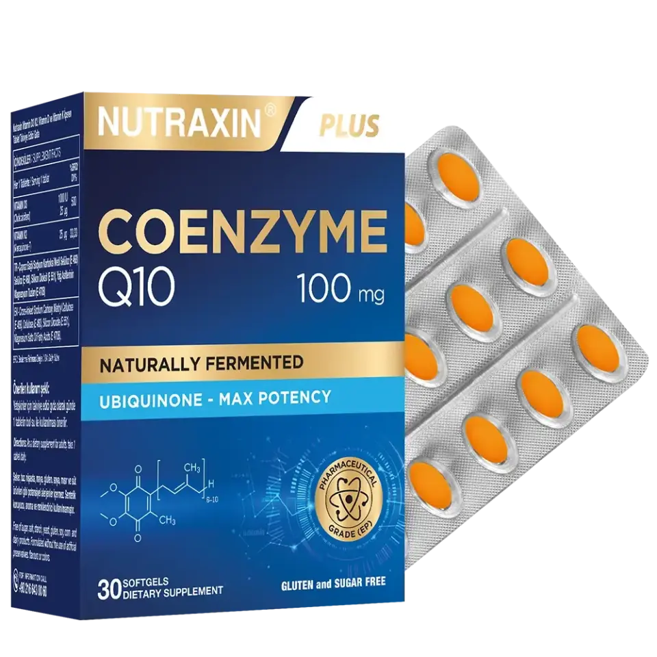 Nutraxin Koenzim-10 CoQ-10 30 Yumuşak Kapsül