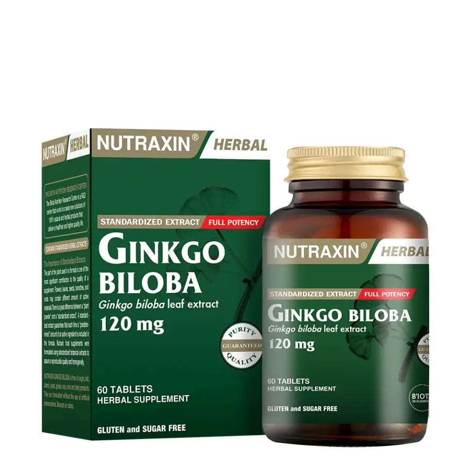 Nutraxin Ginkgo Biloba 60 Kapsül