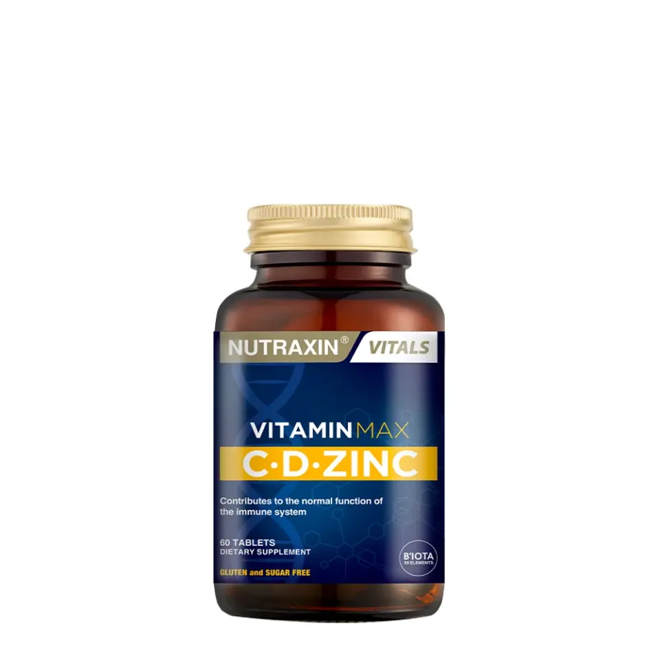 Nutraxin Vitamin Max C.D Çinko 60 Tablet