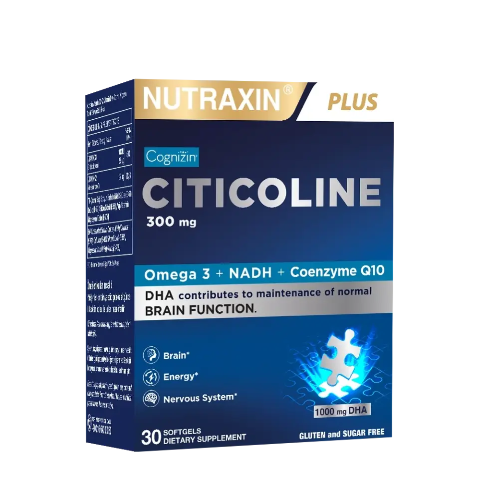 Nutraxin Citicoline Takviye Edici Gıda 30 Kapsül