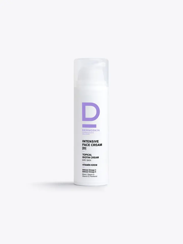 Dermoskin Intensive Face Cream Topical Biotin Cream  Yoğun Nemlendirci Krem [D] Kuru Ciltler için 50 ML