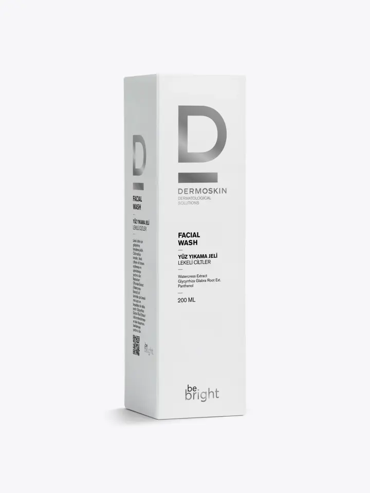 Dermoskin Be Bright Lekeli Ciltler için Yüz Yıkama Jeli 200 ml