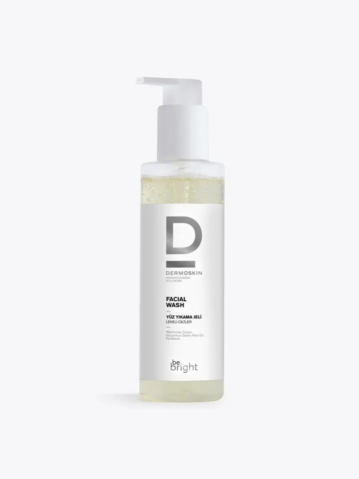 Dermoskin Be Bright Lekeli Ciltler için Yüz Yıkama Jeli 200 ml