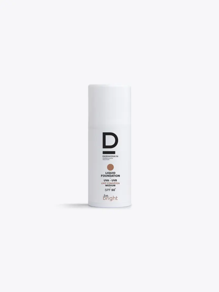 Dermoskin Be Bright Spf50+ Likit Fondöten Medium Orta Ton 33 ML