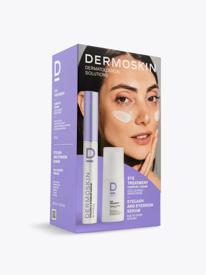 Dermoskin Kaş, Kirpik Serumu + Göz Çevresi Bakım Kremi