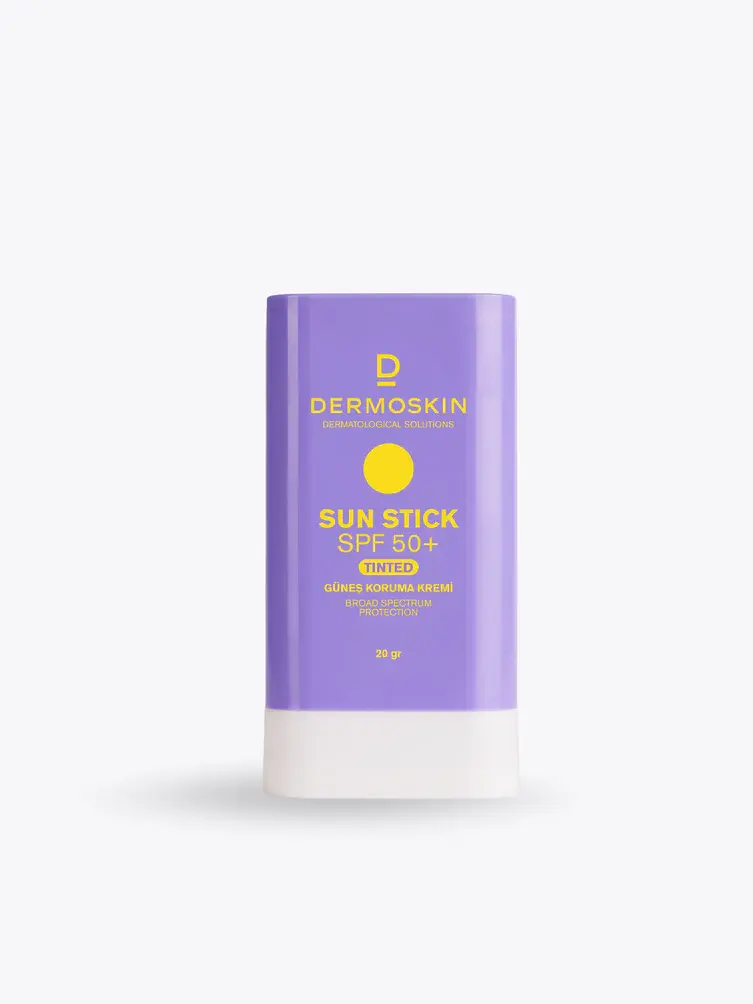 Dermoskin SPF 50+ | UVA - UVB | Tinted Sun Renkli Stick Güneş Koruma Kremi