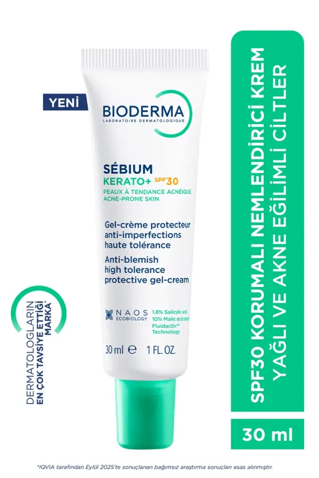 Bioderma Sebium Kerato+ Spf30 Renkli Güneş Kremi 30 ml