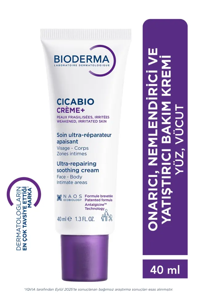 Bioderma Cicabio Cream+ Onarıcı Cilt Bakım Kremi 40 ml