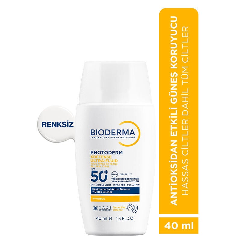 Bioderma Photoderm XDefense SPF50+ Tüm Ciltler Güneş Kremi Renksiz 40 ML