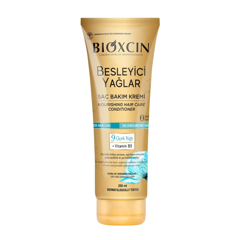 Bioxcin Besleyici Yağlar Saç Bakım Kremi (Kuru ve Yıpranmış Saçlar) 250 ml