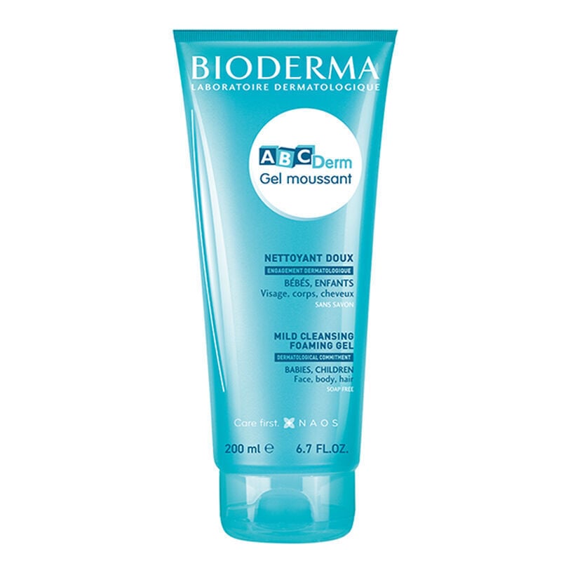 Bioderma ABCDerm Foaming Cleanser Bebek ve Çocuk Yüz Vücut Temizleme Jeli 200 ml
