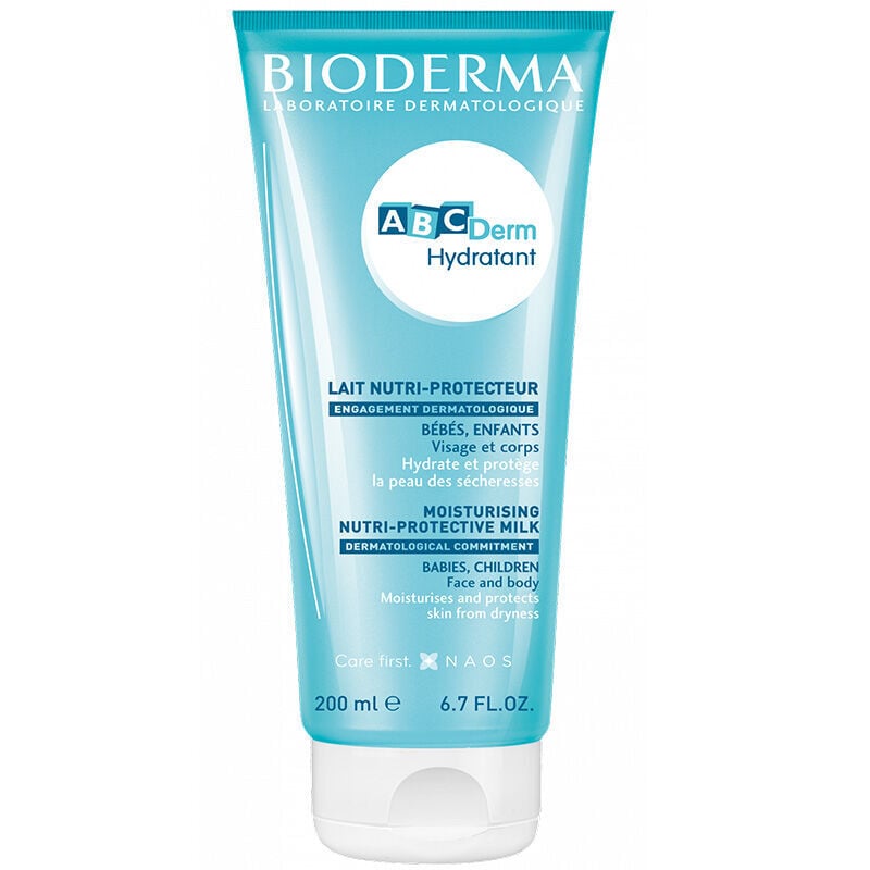 Bioderma ABCDerm Hydratant Bebek Çocuk Yüz Vücut Yoğun Nemlendirici Bakım Sütü 200 ml