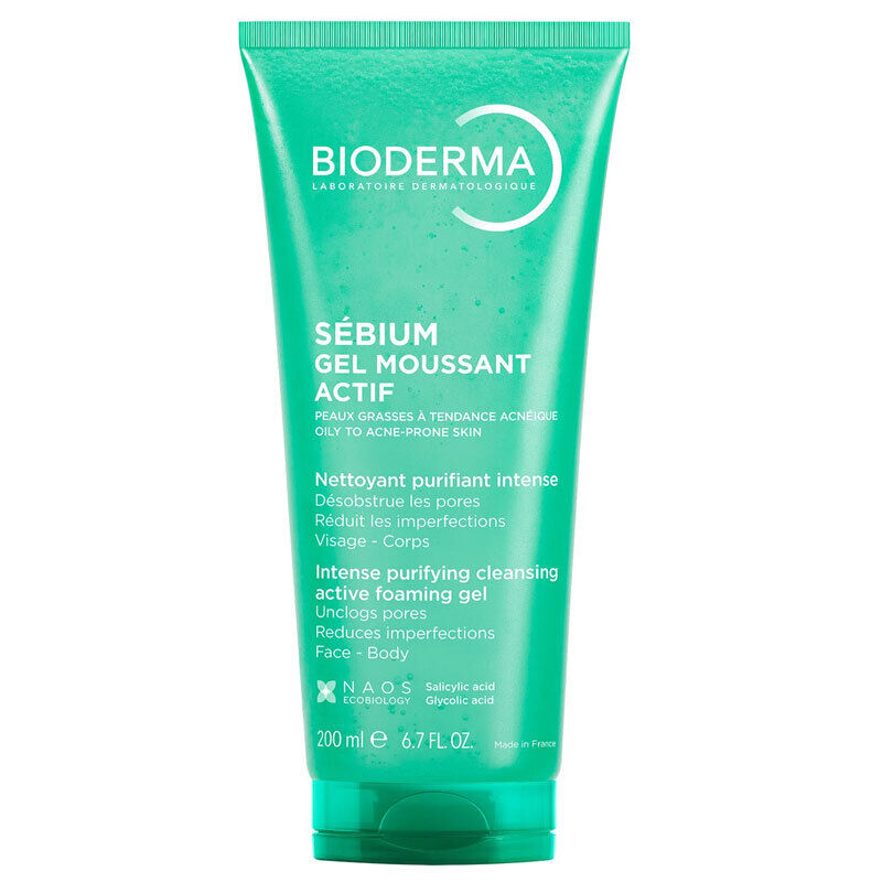 Bioderma Sebium Foaming Gel Active Yağlı Akneli Cilt, Yoğun Arındırıcı Temizleme Jeli 200 ml