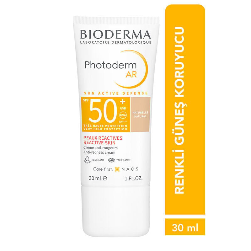 Bioderma Photoderm AR SPF50+ Kızarıklık Karşıtı Yüksek Korumalı Renkli Yüz Güneş Kremi 30 ml