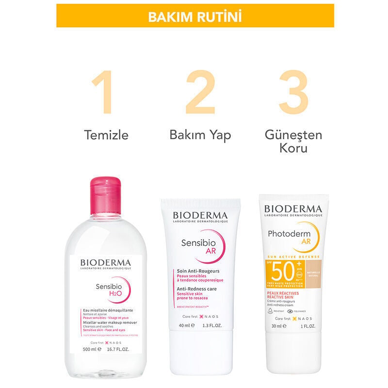 Bioderma Photoderm AR SPF50+ Kızarıklık Karşıtı Yüksek Korumalı Renkli Yüz Güneş Kremi 30 ml