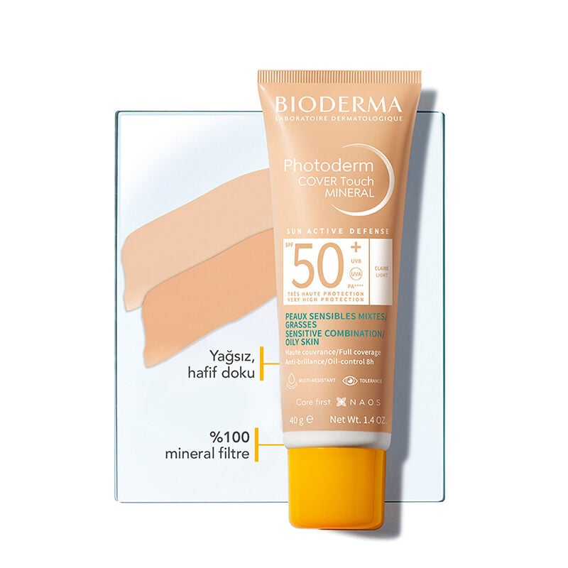 Bioderma Photoderm Cover Touch SPF50+ Very Light Kapatıcı Etkili Renkli Güneş Kremi 40 ml