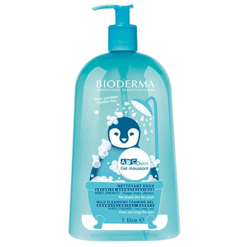 Bioderma ABCDerm Foaming Cleanser Bebek ve Çocuk Yüz ve Vücut Temizleme Jeli 1 L