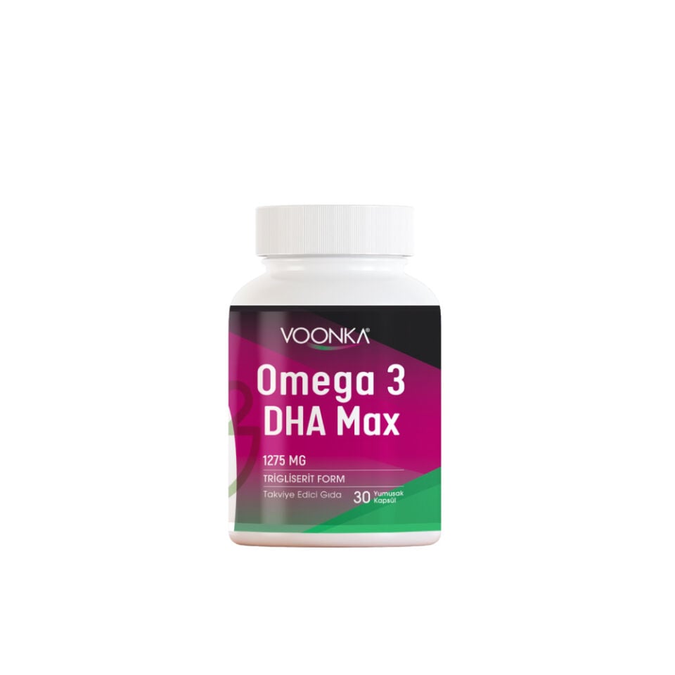 Voonka Omega 3 DHA Max Takviye Edici Gıda 30 Yumuşak Kapsül