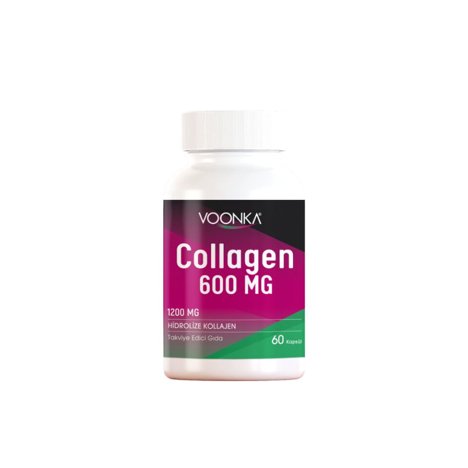 Voonka Collagen 600mg İçerikli Takviye Edici Gıda 60 Kapsül
