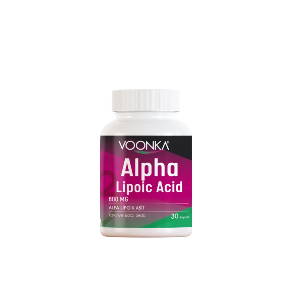 Voonka Alpha Lipoic Acid 600mg 30 Kapsül