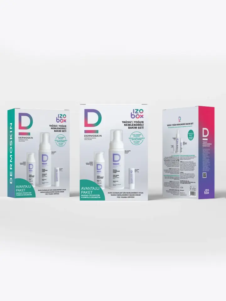 Dermoskin Izobox Yağsız Yoğun Nemlendirme Bakım Seti