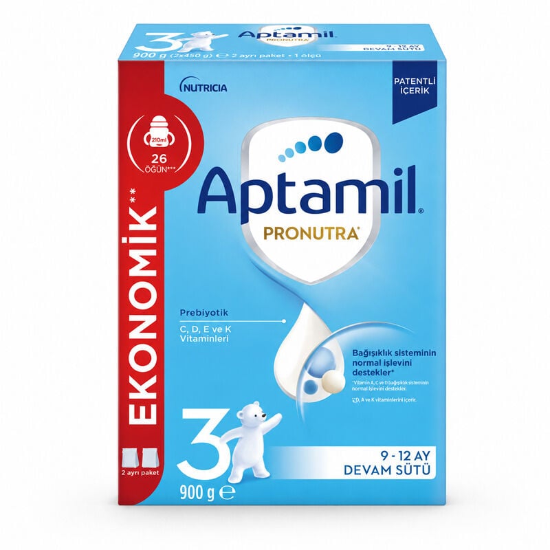 Aptamil Pronutra 3 Devam Sütü 900 gr (2X450)