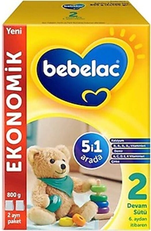 Bebelac 2 Devam Sütü 6 Ay+ 800 gr