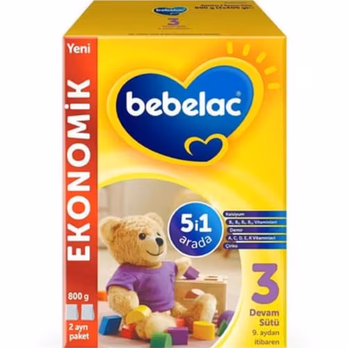 Bebelac 3 Devam Sütü 9 Ay+ 800 gr